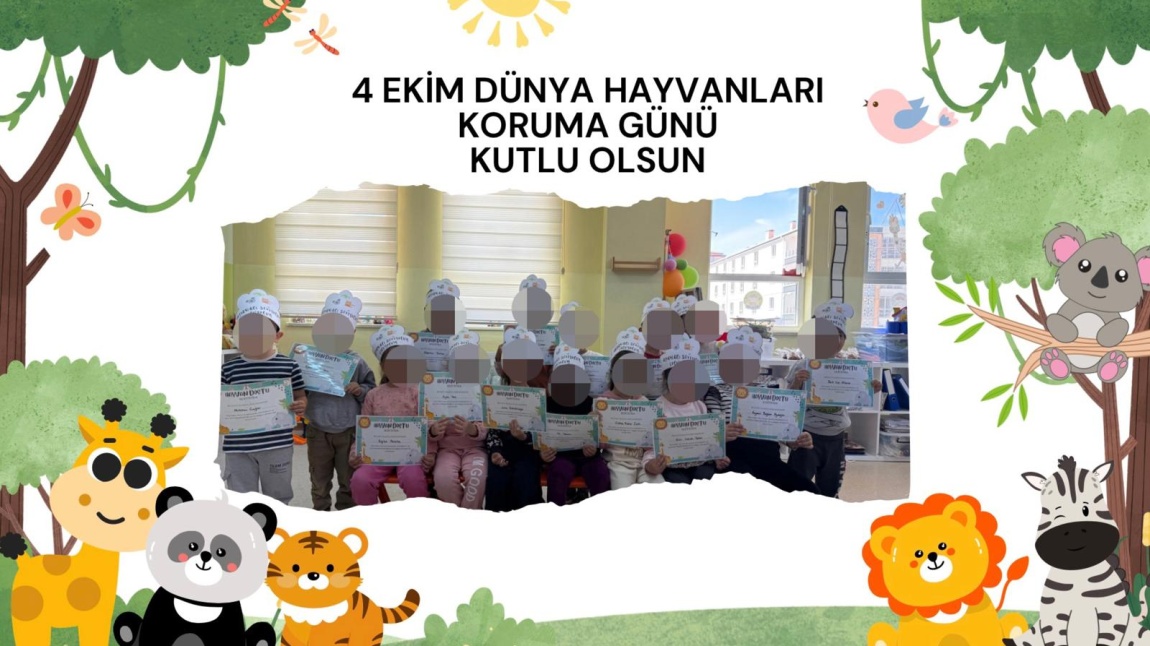 5/D Sınıfının Dünya Hayvanları Koruma Günü Etkinlikleri